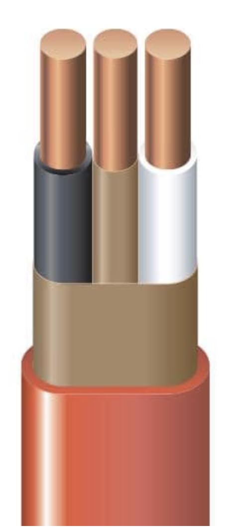 10/2 Type NM-B Copper 2 Conductors with Ground Orange W3613