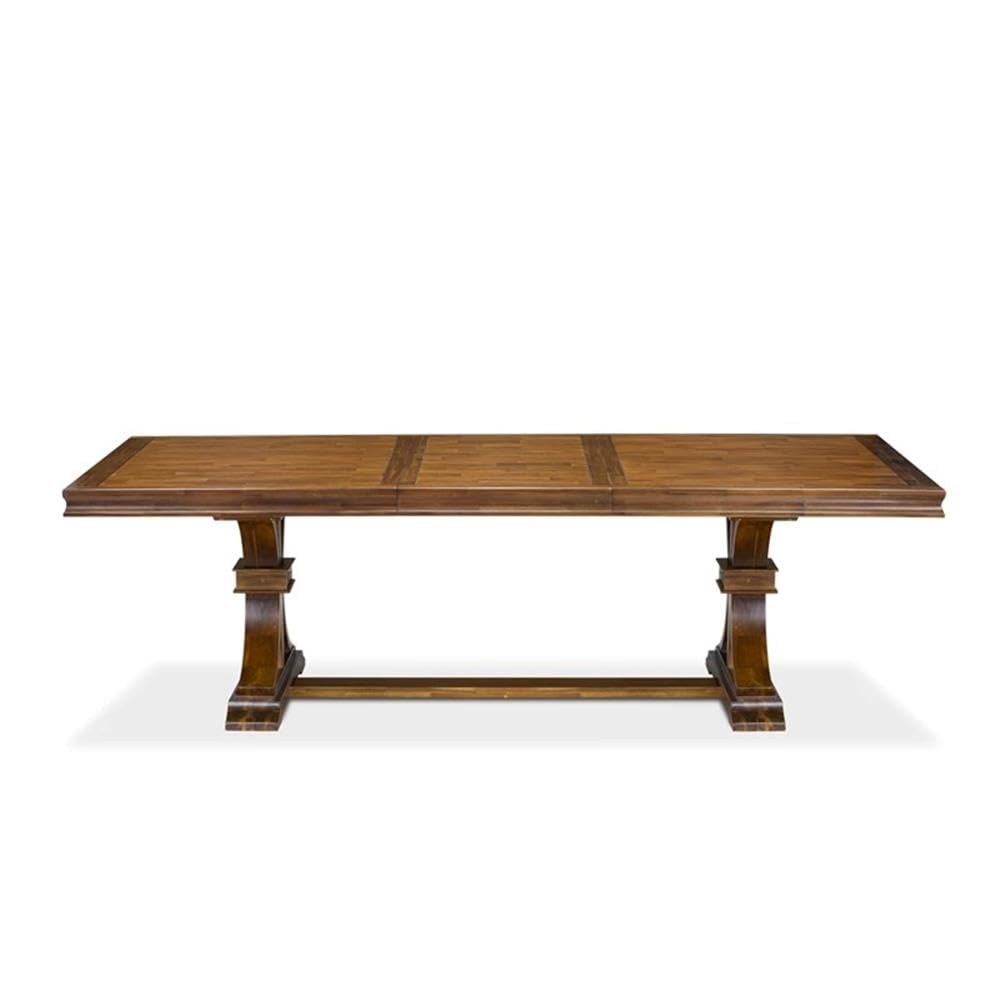9-Piece Acacia Wood Dining Table Set with 8 Chairs M476529