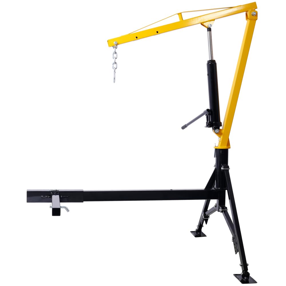 1000 lbs Hydraulic Truck Bed Crane Hoist D73651