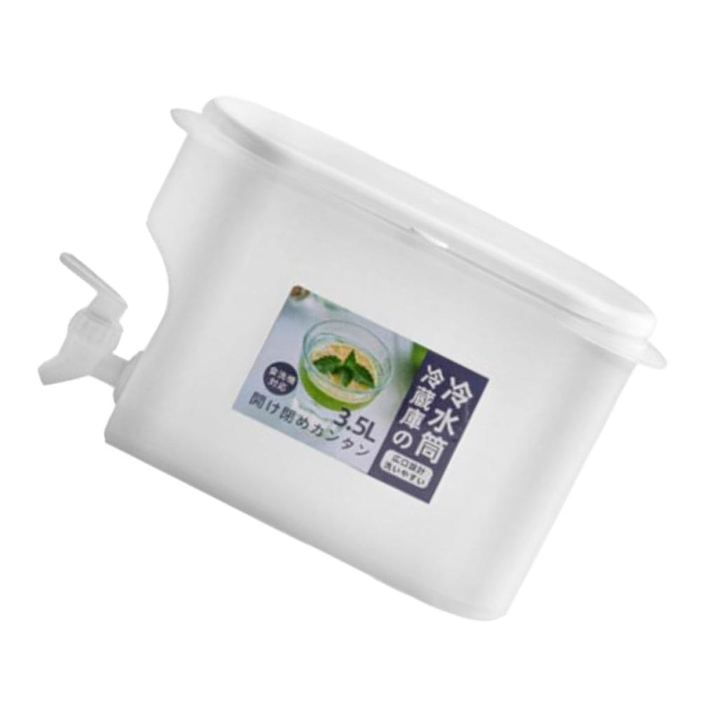 Cold Water Jug with Faucet 3.5l White E266585