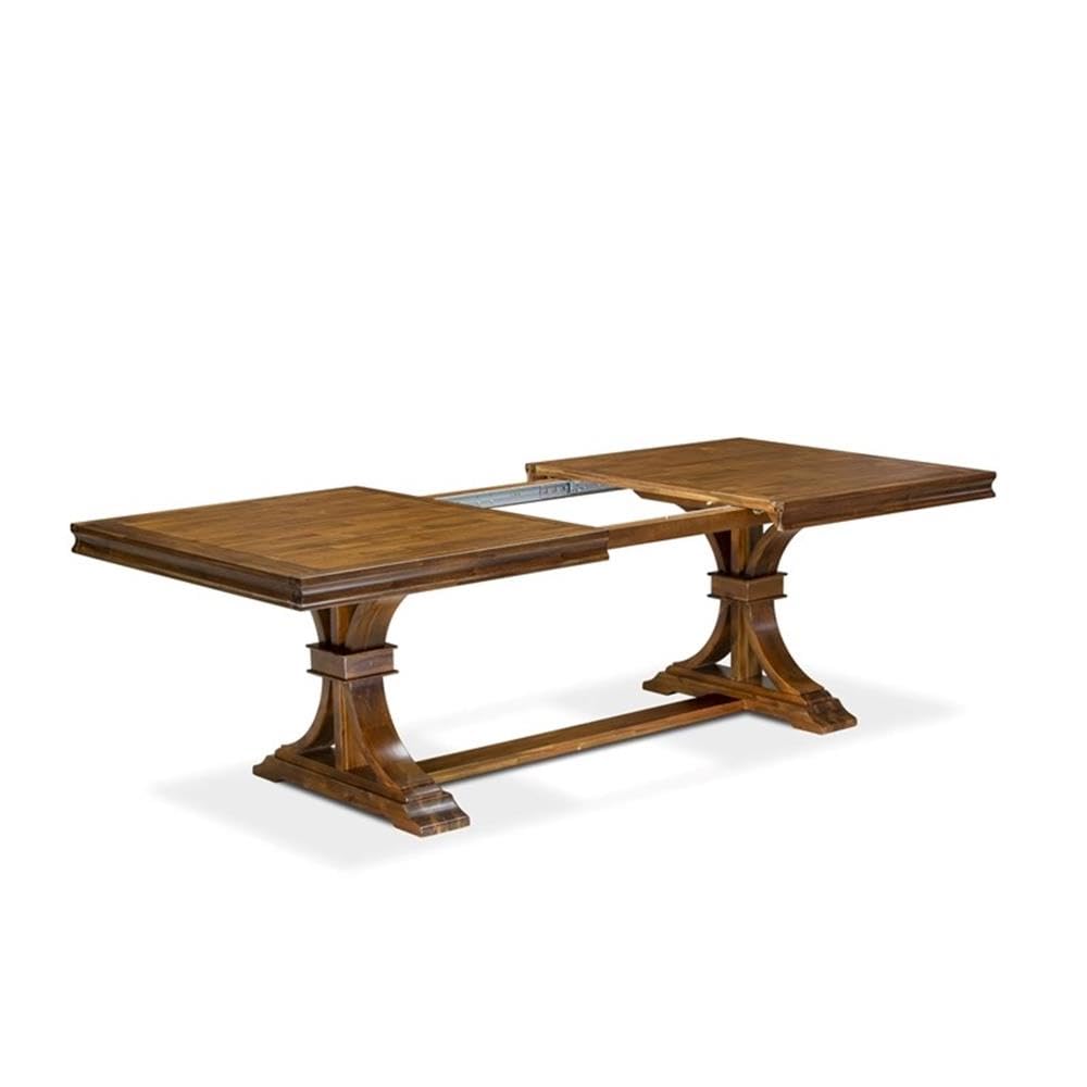 9-Piece Acacia Wood Dining Table Set with 8 Chairs M476529