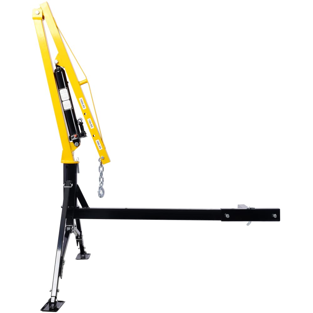 1000 lbs Hydraulic Truck Bed Crane Hoist D73651
