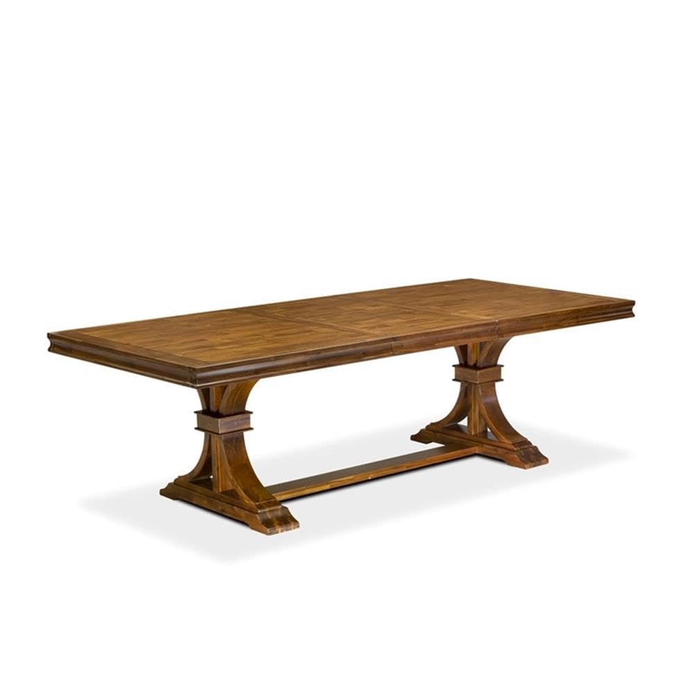 9-Piece Acacia Wood Dining Table Set with 8 Chairs M476529