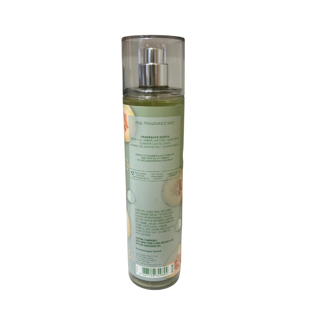 Cucumber Melon Fine Fragrance Mist 8oz Pack of 3 E422