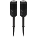 Black Waterproof Indoor and Outdoor Speakers, 2 Count V49215