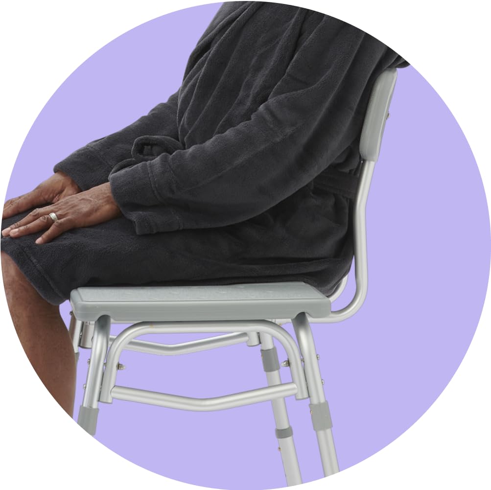 Adjustable Transfer Bench with Slip-resistant Feet W55086