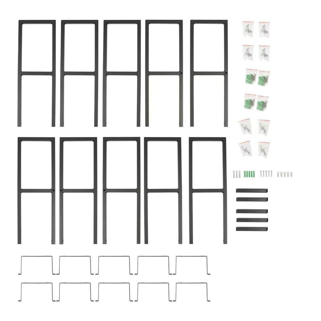 Black 5Pcs CD Racks W5865