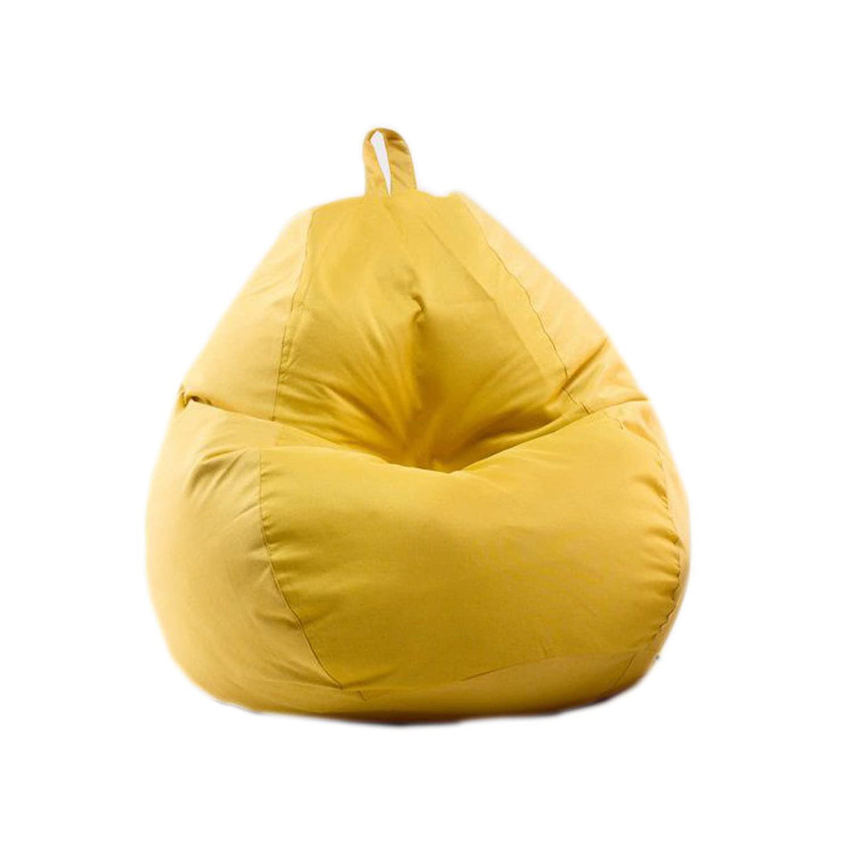 Washable Soft Bean Bag Chair Cover Only 110 * 120cm Yellow Y906