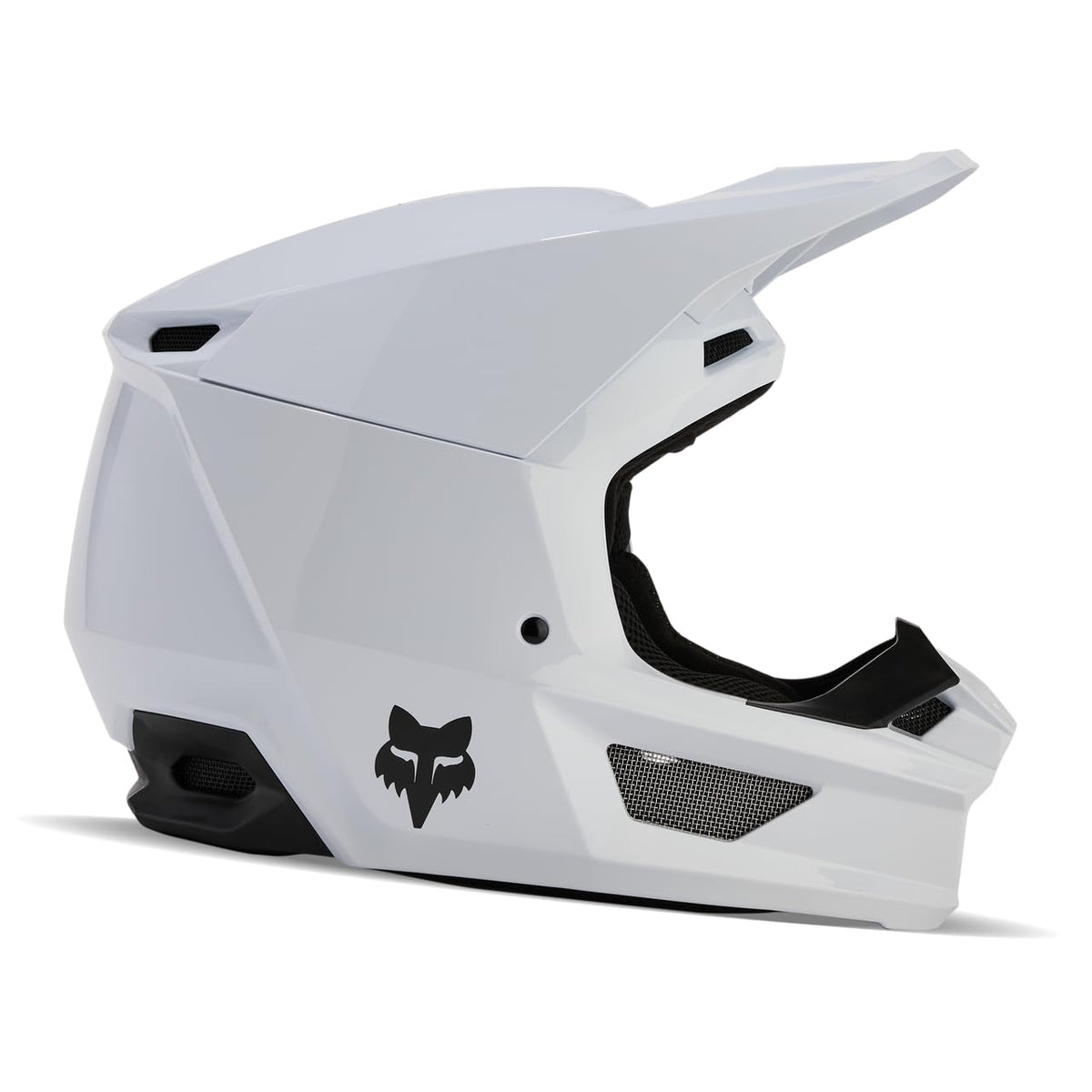 Matte White Motocross Helmet Y184836