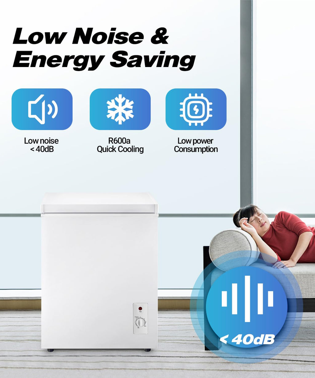 5 Cubic Feet Chest Freezer T405