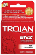 Non-Lubricated Latex Condoms 3 ct O697