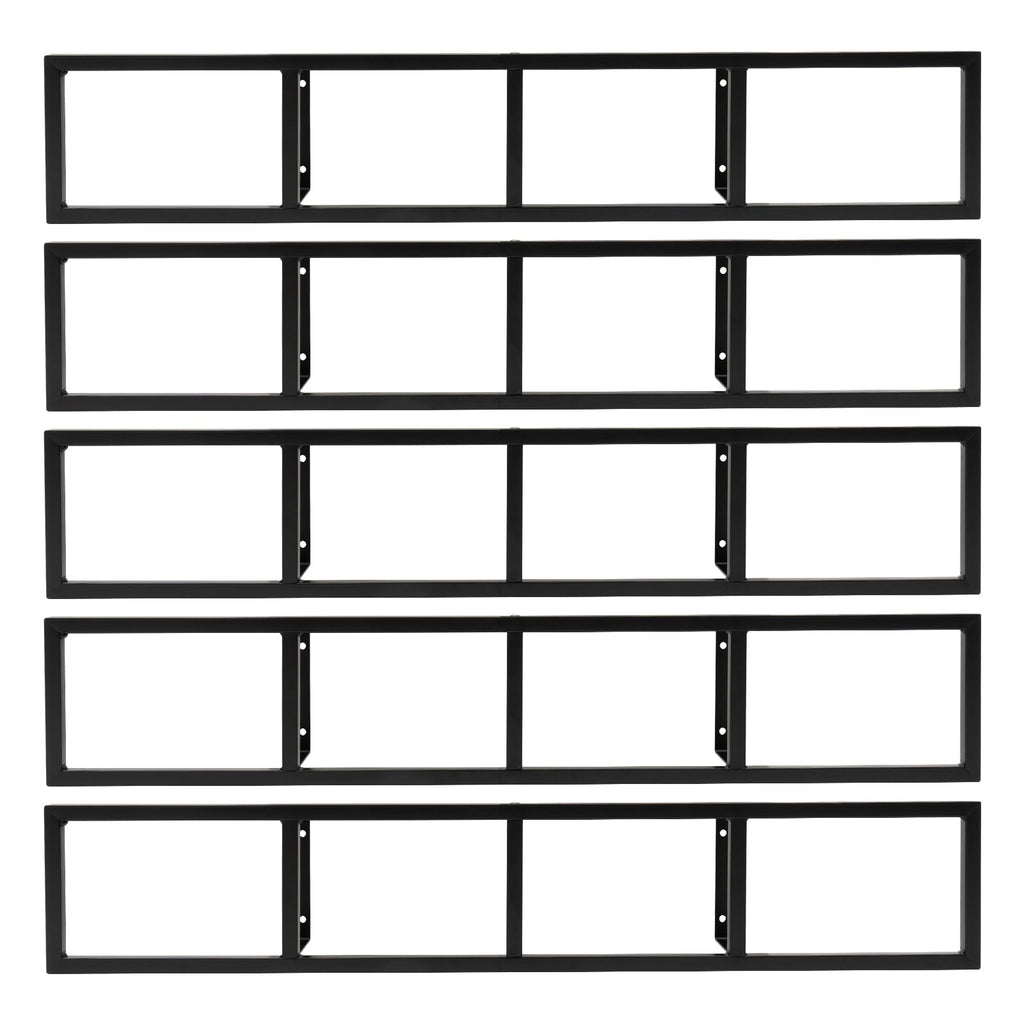 Black 5Pcs CD Racks W5865