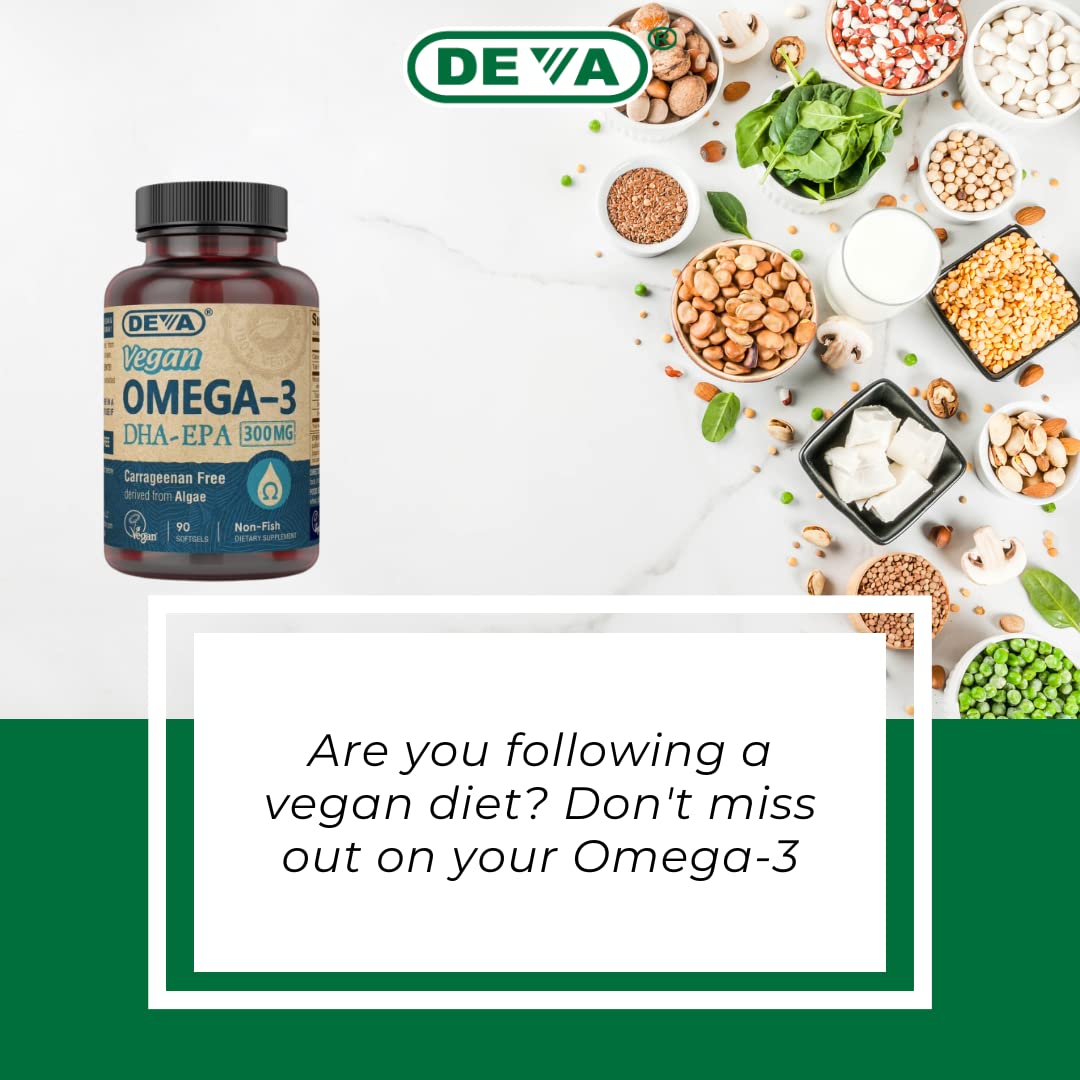 Vegan Omega-3 DHA EPA 300 mg 90 Softgels Z363