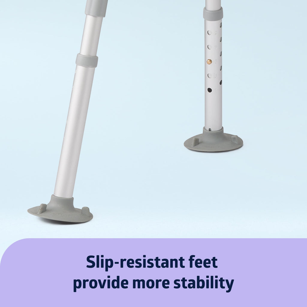 Adjustable Transfer Bench with Slip-resistant Feet W55086