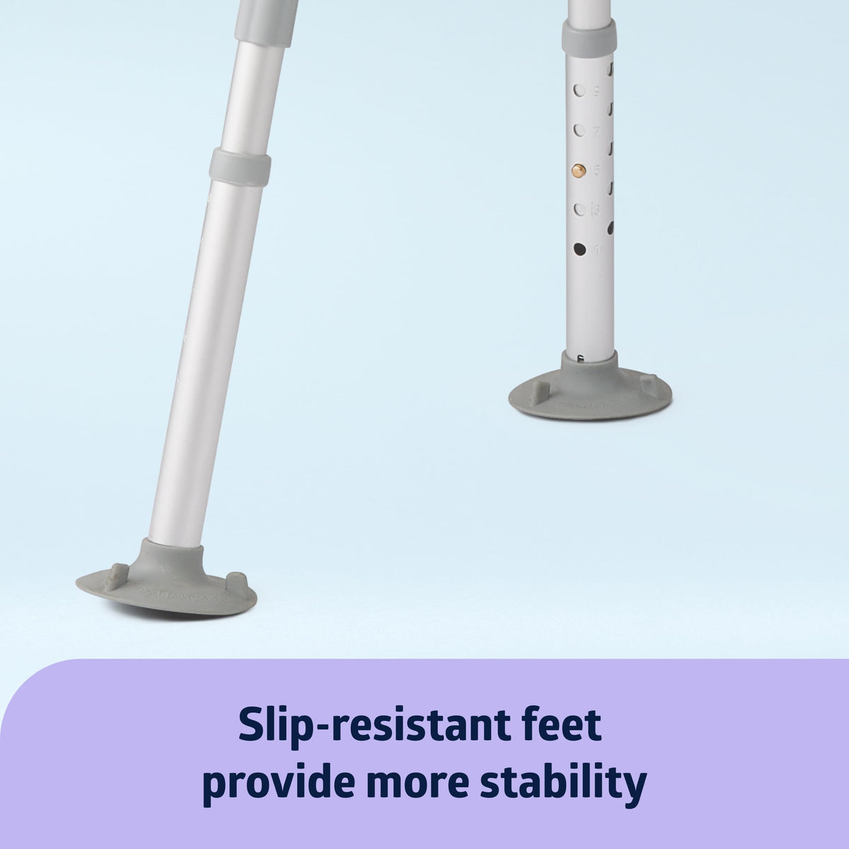 Adjustable Transfer Bench with Slip-resistant Feet W55086