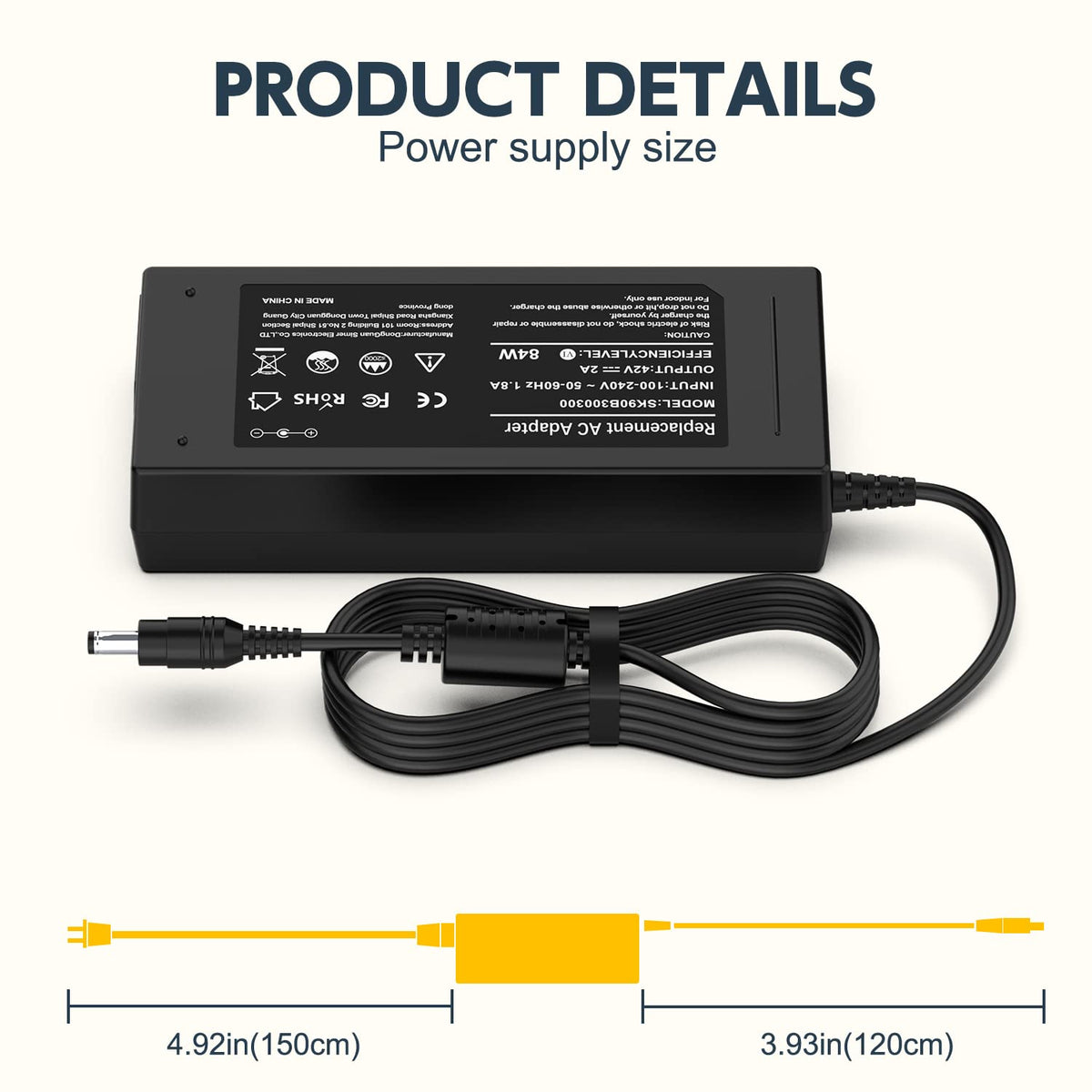 42V AC Adapter Charger S407779