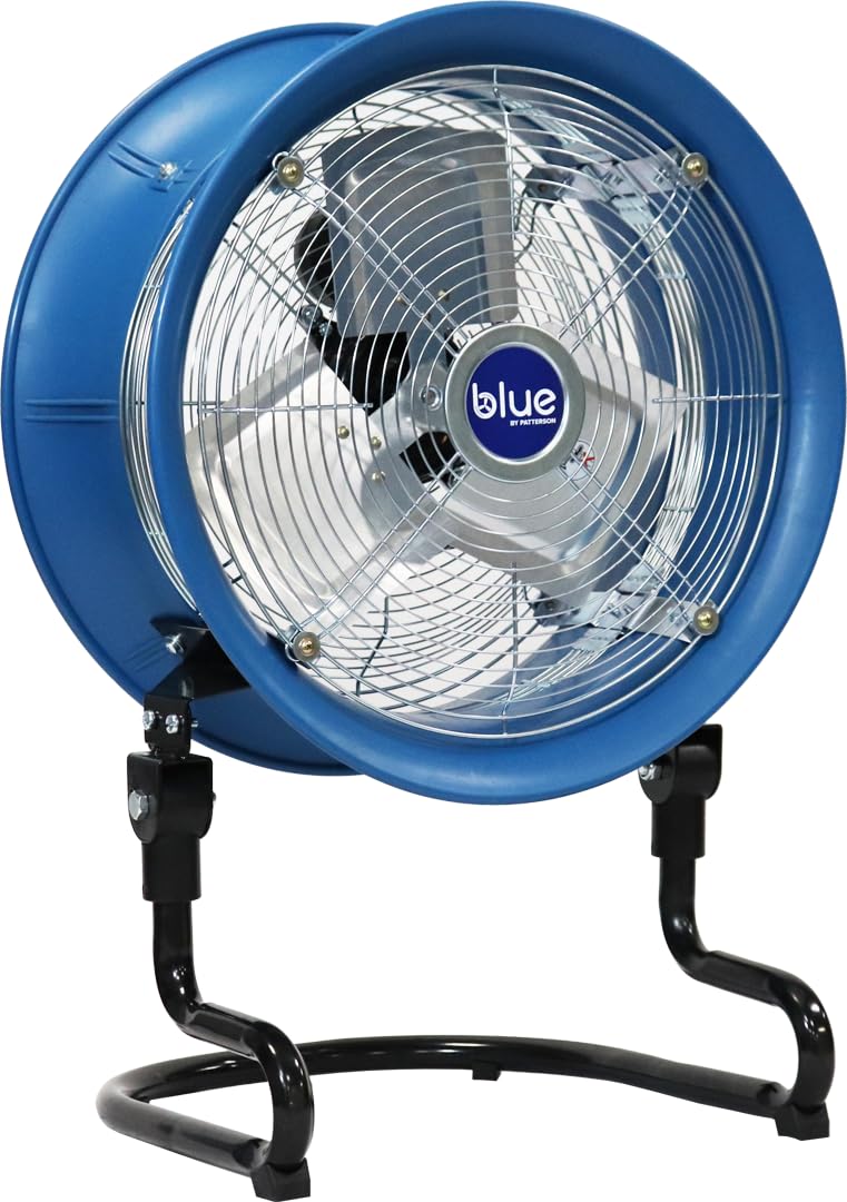 Blue 20-Inch 3-Speed Floor Fan N2805