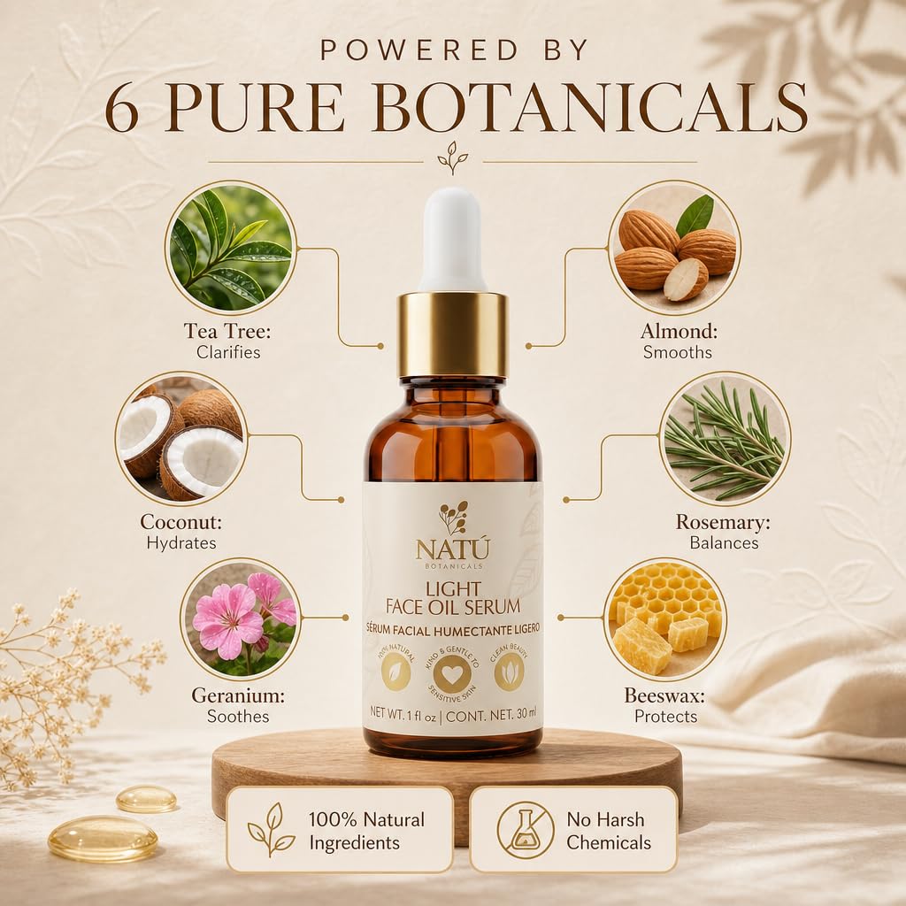 Light Face Oil Serum for Oily & Combination Skin 1 fl oz J78049
