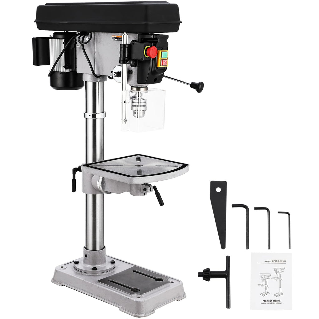 15 in Benchtop Drill Press with 7.5 Amp Variable Speed Tilting Worktable T48345
