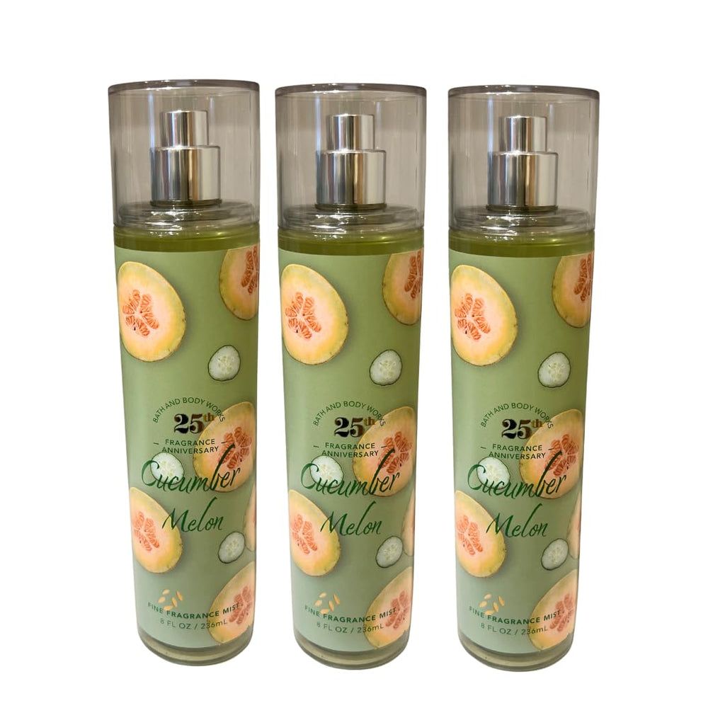 Cucumber Melon Fine Fragrance Mist 8oz Pack of 3 E422