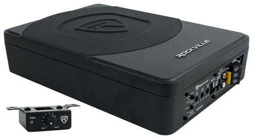 10" Powered Under-Seat Subwoofer with Amp Wiring Kit J913