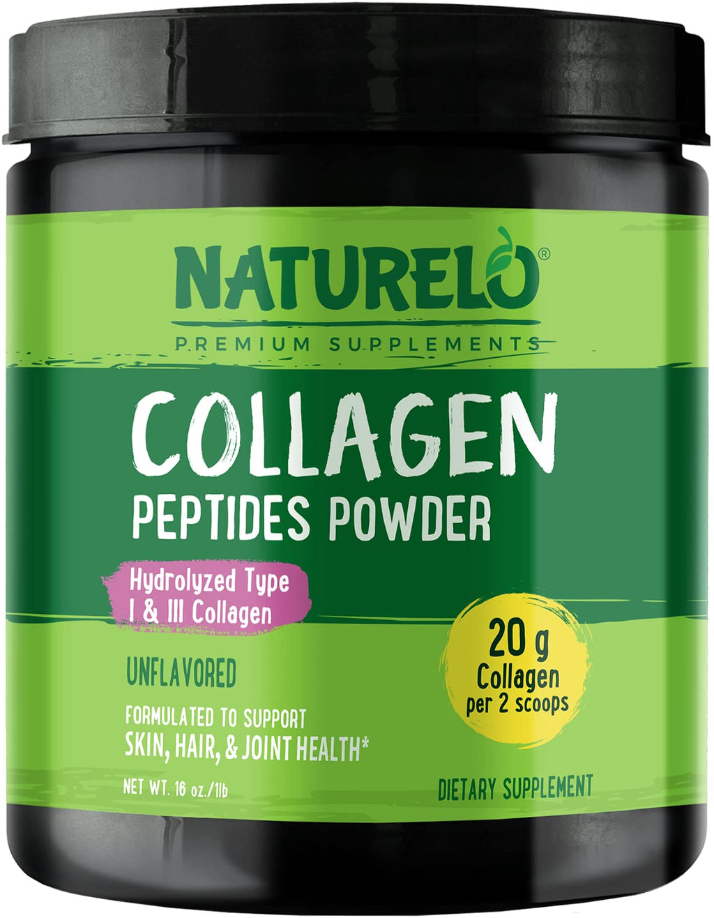 Collagen Peptide Powder 16 Oz Unflavored K653032