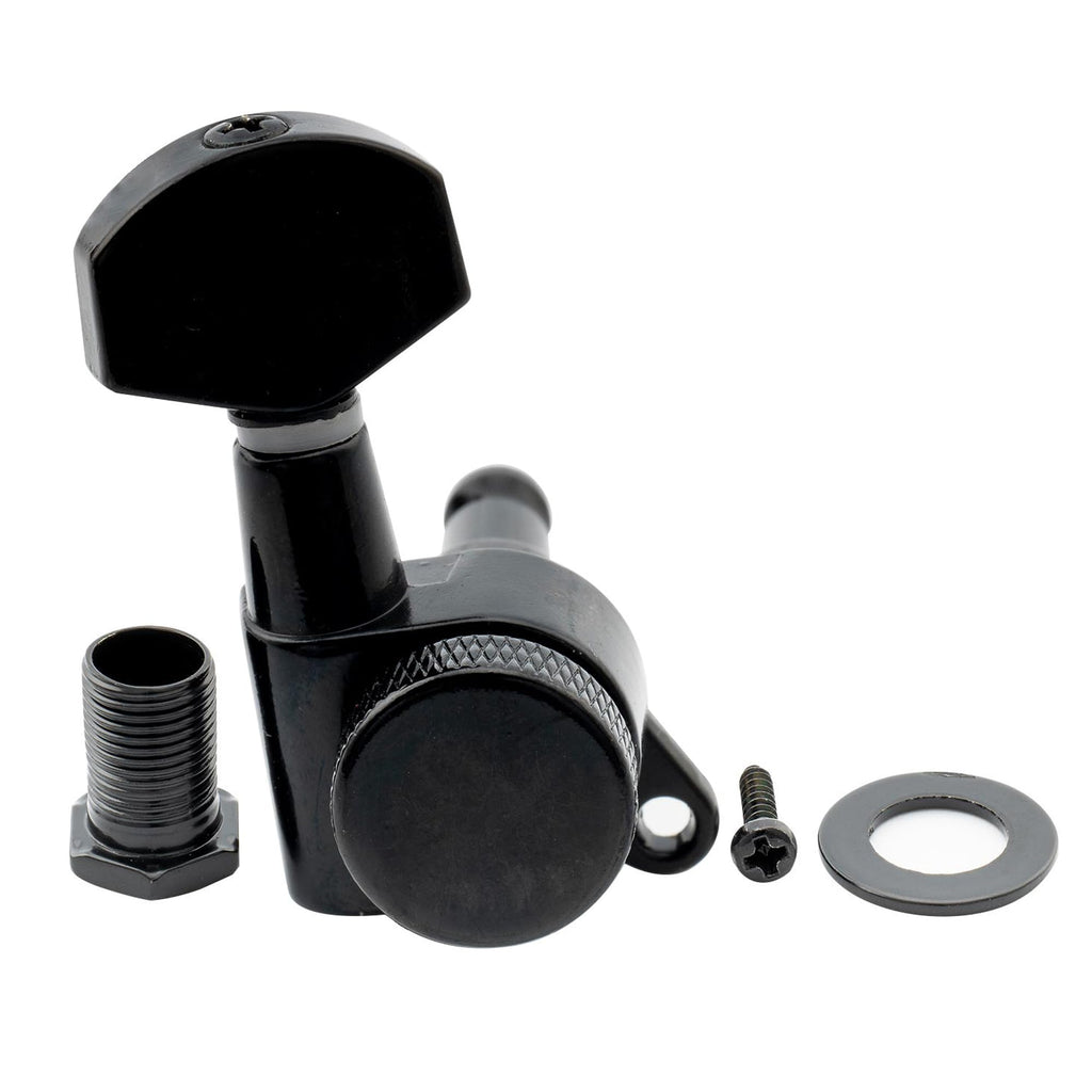 6 Inline Locking Tuners Set Black V393276