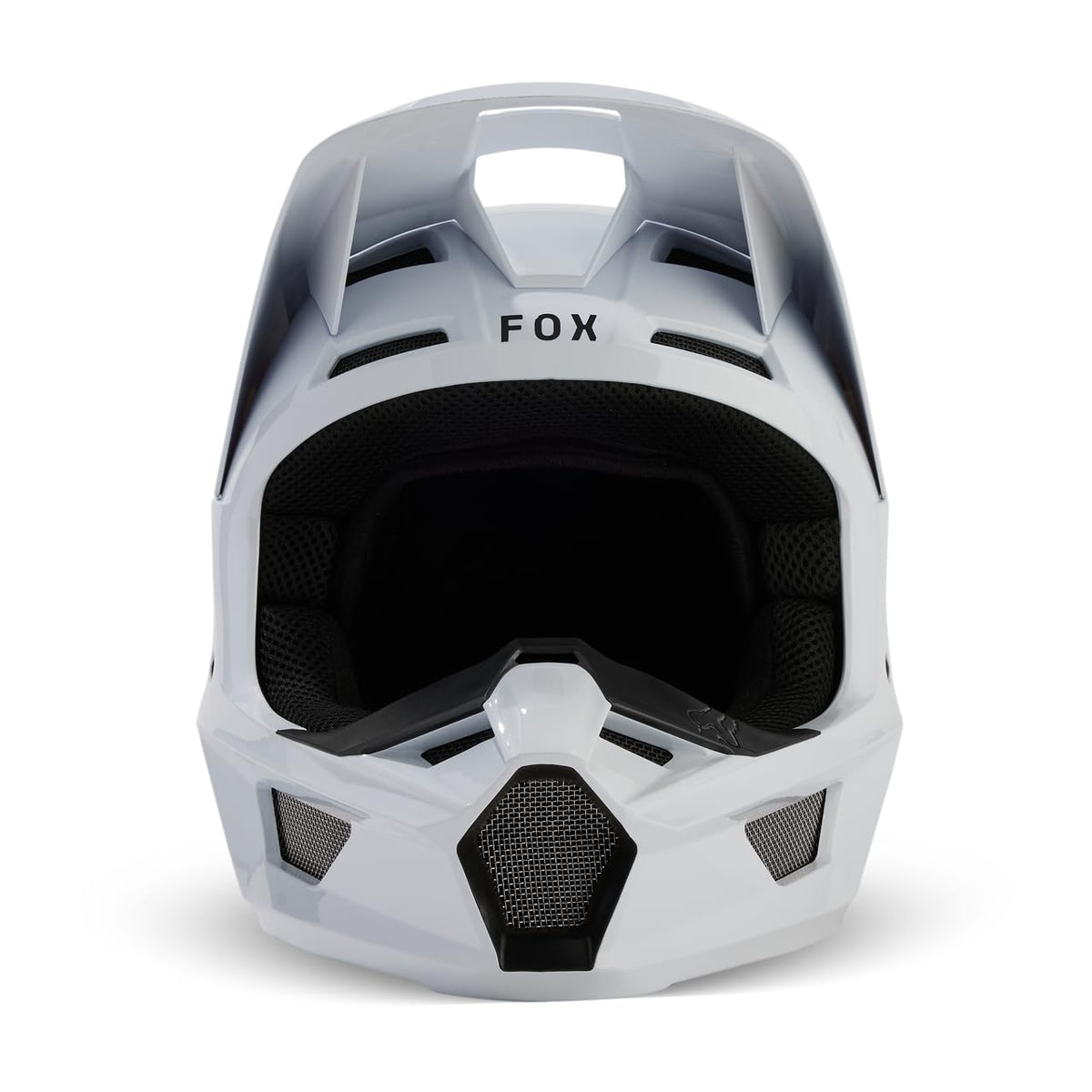 Matte White Motocross Helmet Y184836