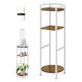 3 Tier Freestanding Water Dispenser Stand with Ceramic Crocks, White X75234