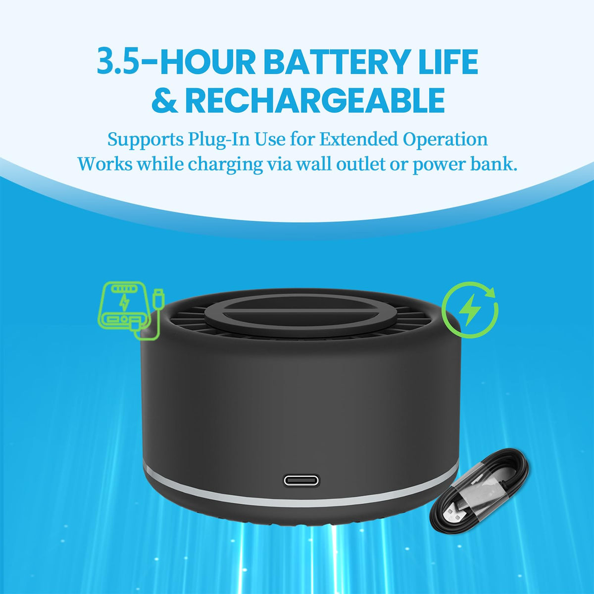Portable Rechargeable Mosquito Repellent Device F985