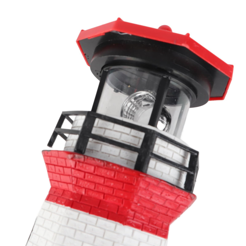 Solar Powered Rotating Lighthouse Decoration D8524