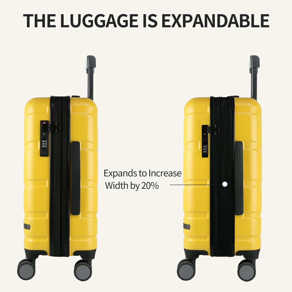 20" Expandable Hardshell Spinner Carry-On with TSA Lock Y948