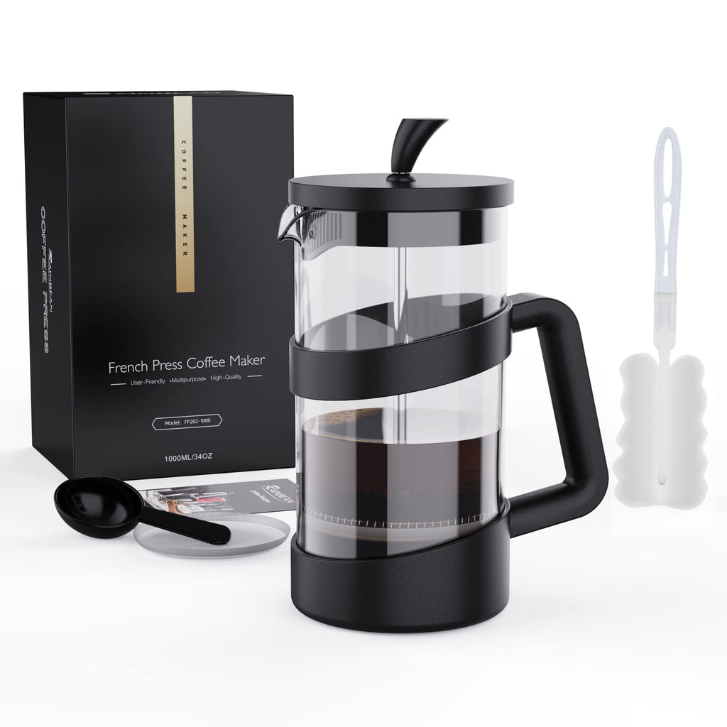 34 oz Glass French Press Coffee Maker F88445