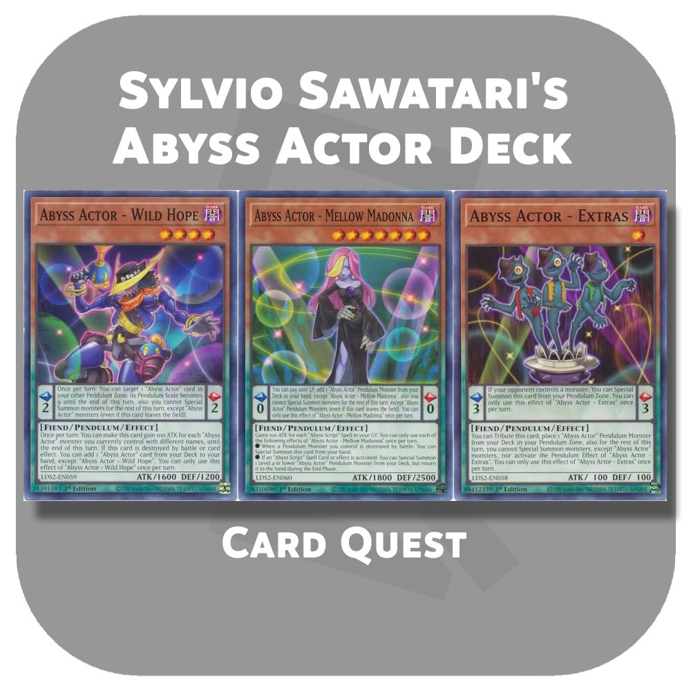 Abyss Actor & Abyss Script Pendulum Deck V82877