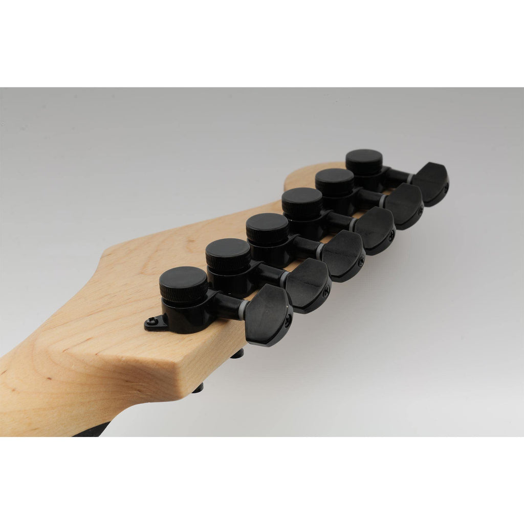 6 Inline Locking Tuners Set Black V393276