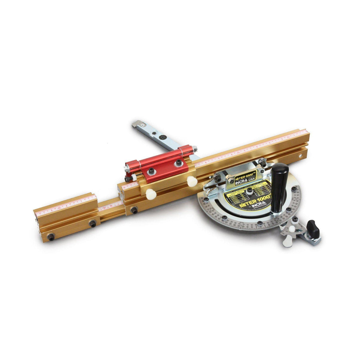 Miter Gauge with Telescoping Fence and Flip Shop Stop C509