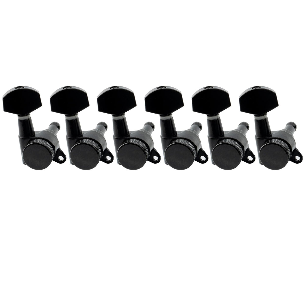 6 Inline Locking Tuners Set Black V393276