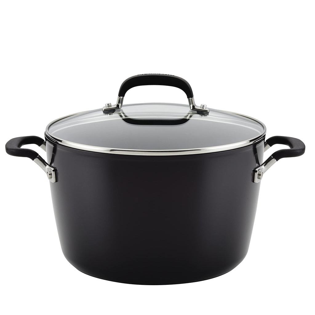 Hard Anodized Nonstick 8-Quart Stock Pot with Lid S8610