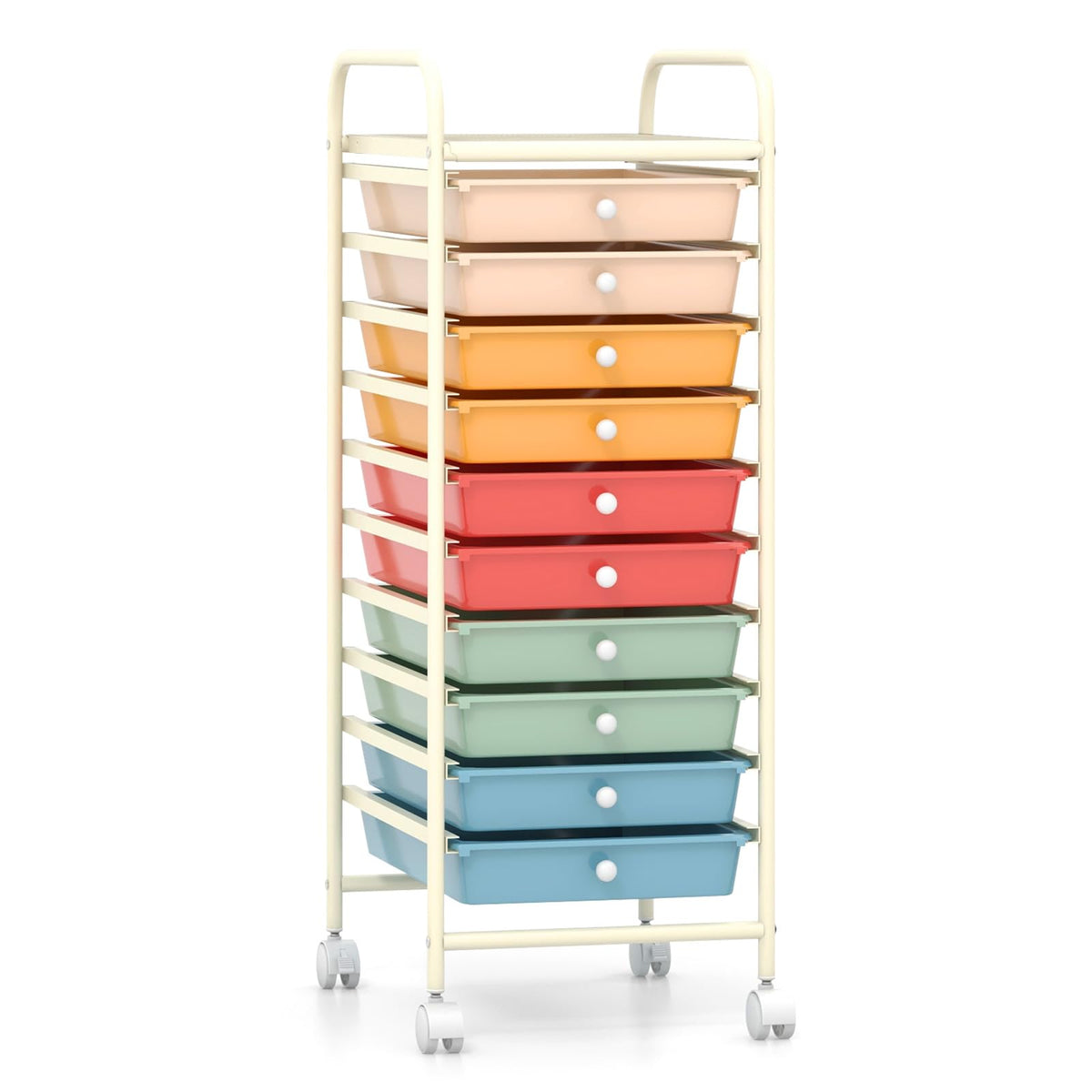 10 Drawer Rolling Storage Cart N779608