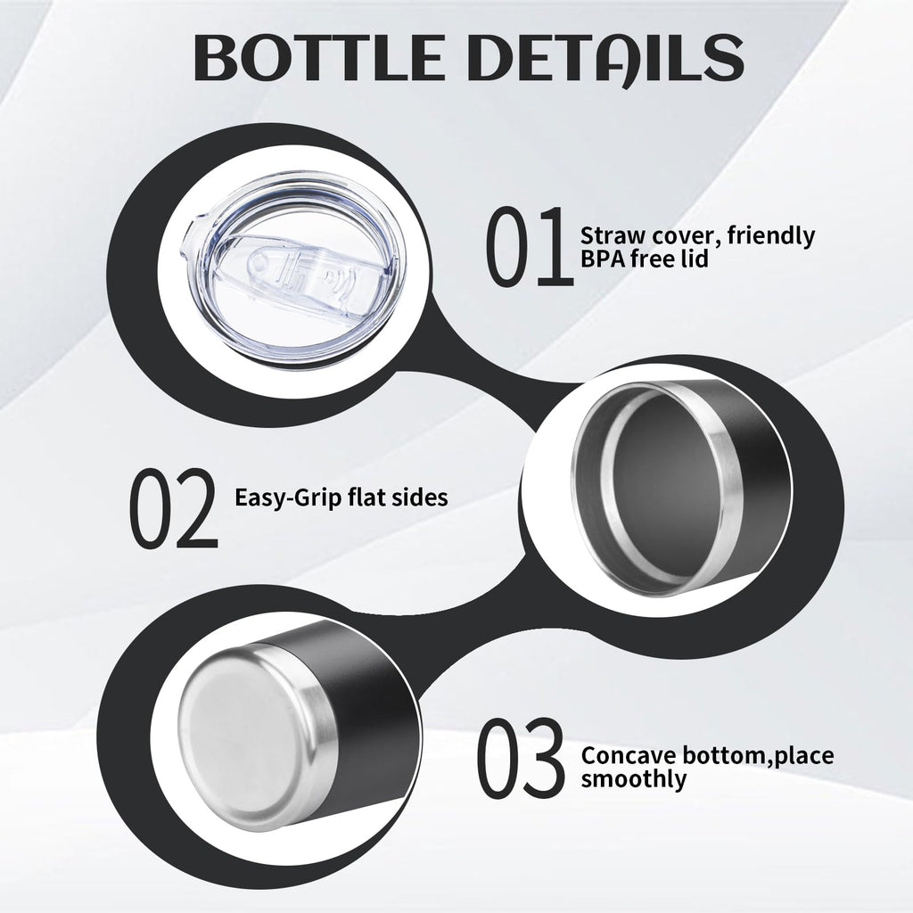 20oz Insulated Tumbler with Lid Straw D428854