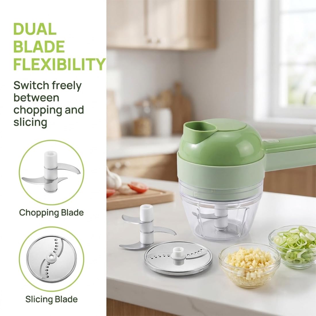 4 in 1 Handheld Electric Vegetable Cutter U454796