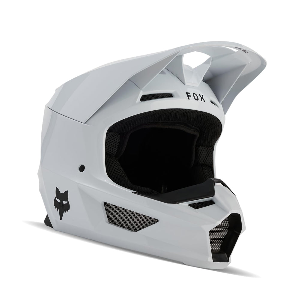Matte White Motocross Helmet Y184836