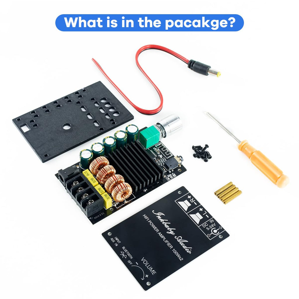 200W Bluetooth 5.0 Stereo Dual Channel Mini Amp Board O617885