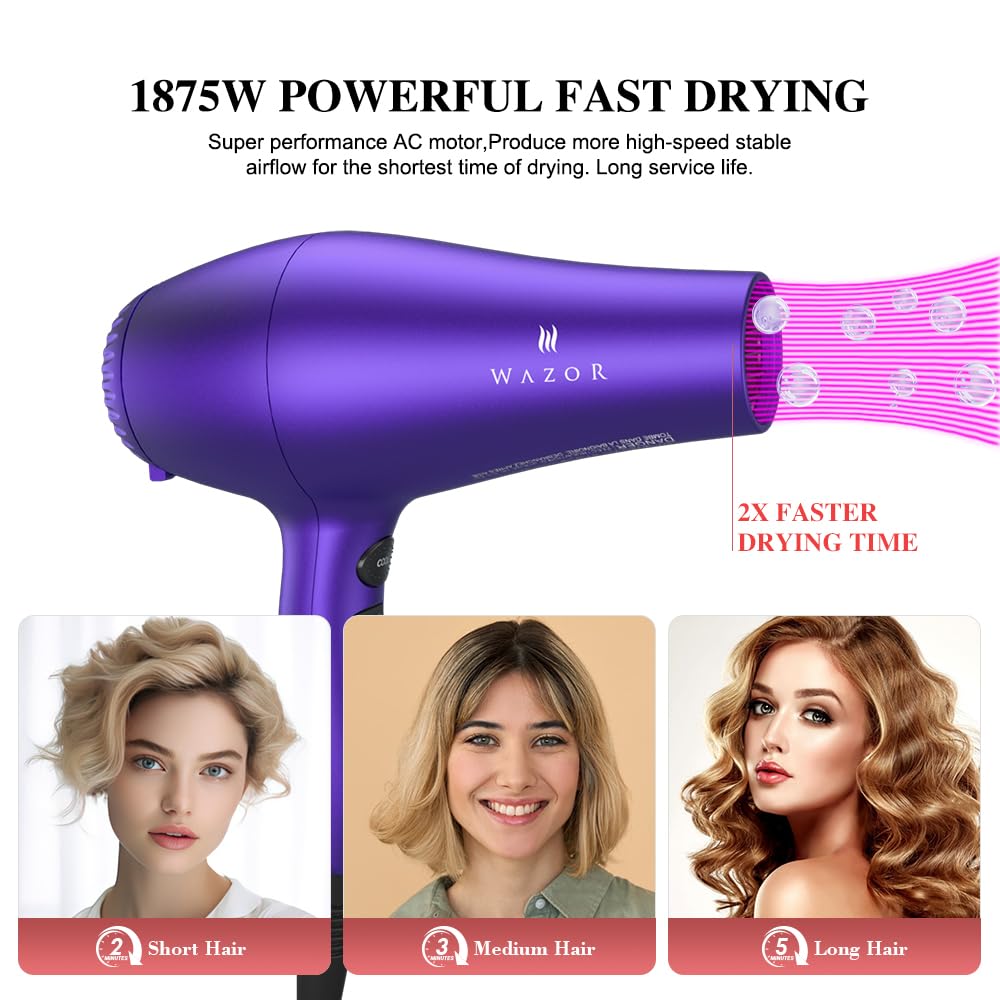 1875W Ionic Blow Dryer with Diffuser C5083