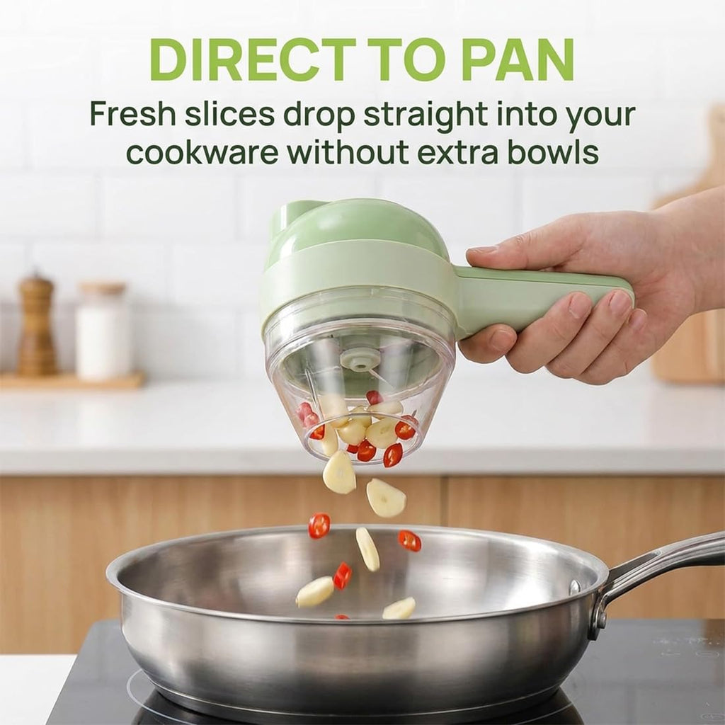 4 in 1 Handheld Electric Vegetable Cutter U454796