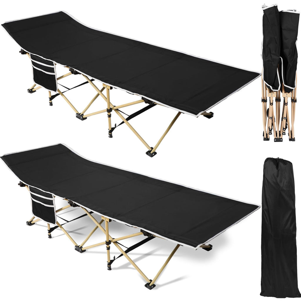 2 Pack Camping Cot with Carry Bag O6588