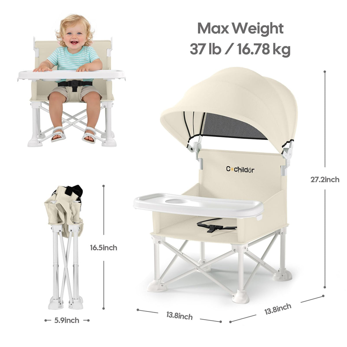 4-in-1 Portable Foldable Baby Chair L505