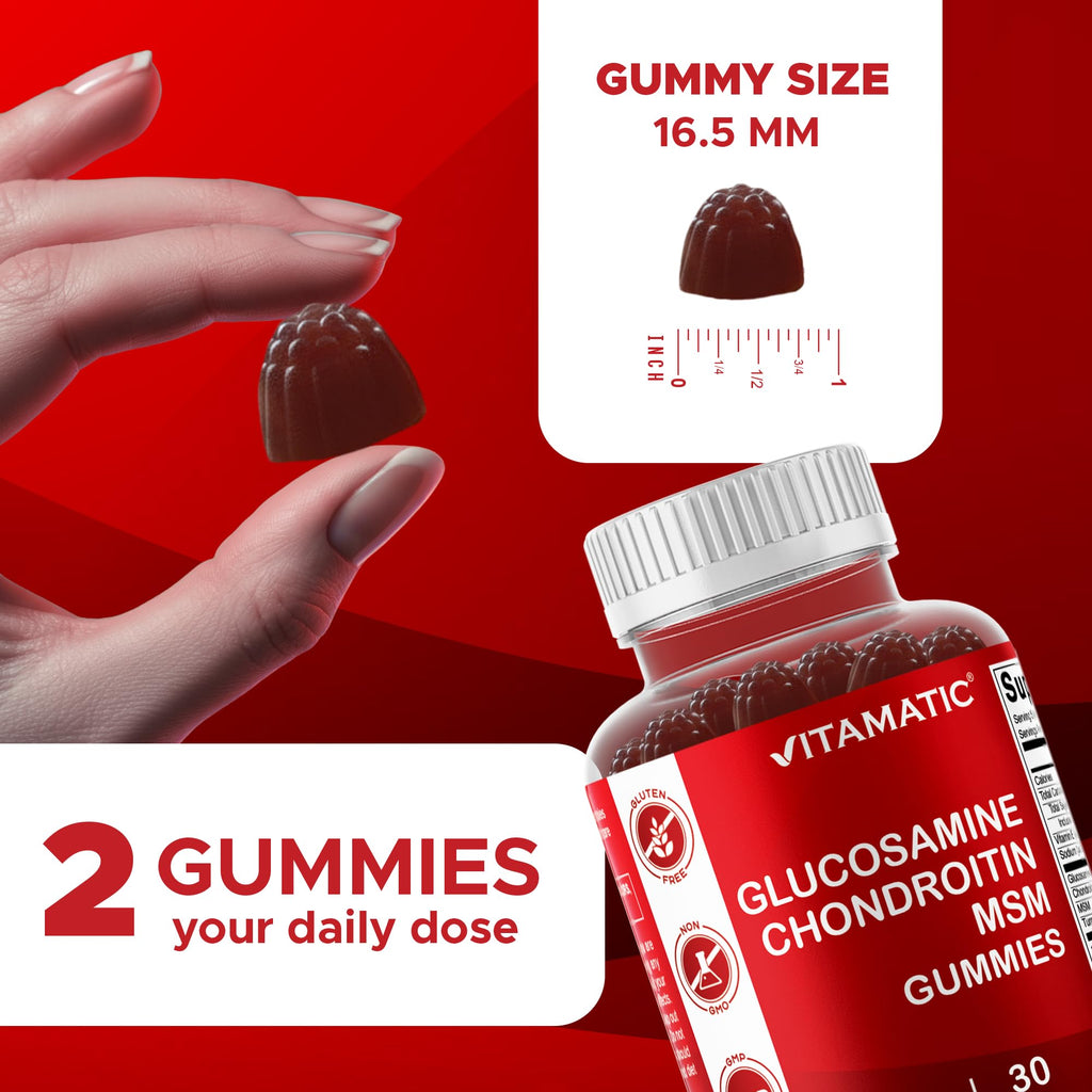 Glucosamine Chondroitin with MSM & Vitamin E 60 Gummies B920488