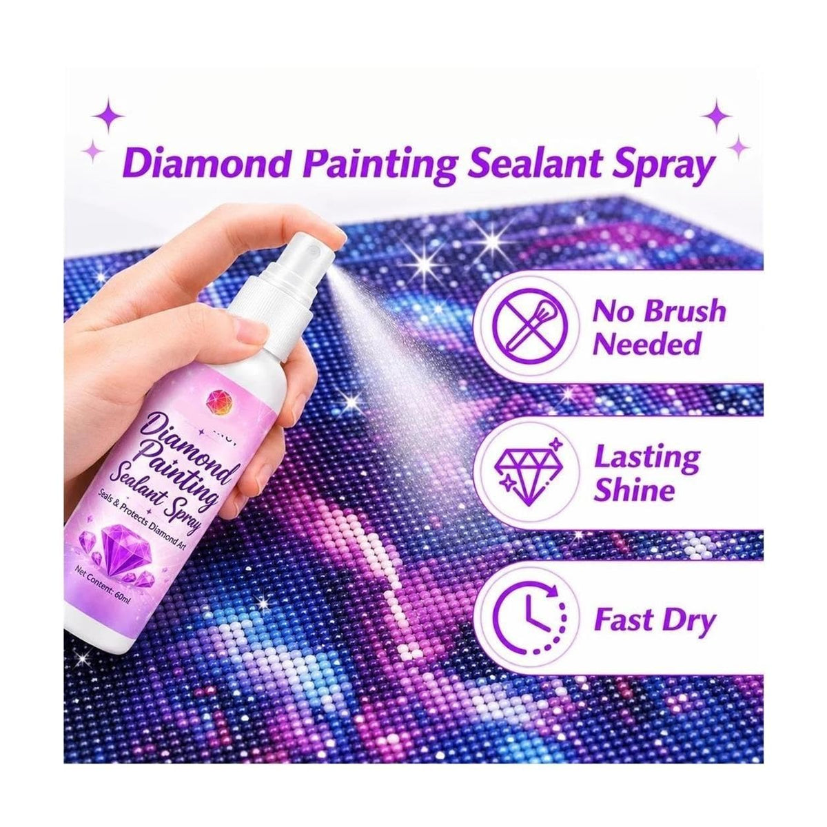 Diamond Painting Sealant Spray 4 Pack N80256