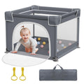 Small Playpen for Babies and Toddlers, 36"x36" Mesh S77370